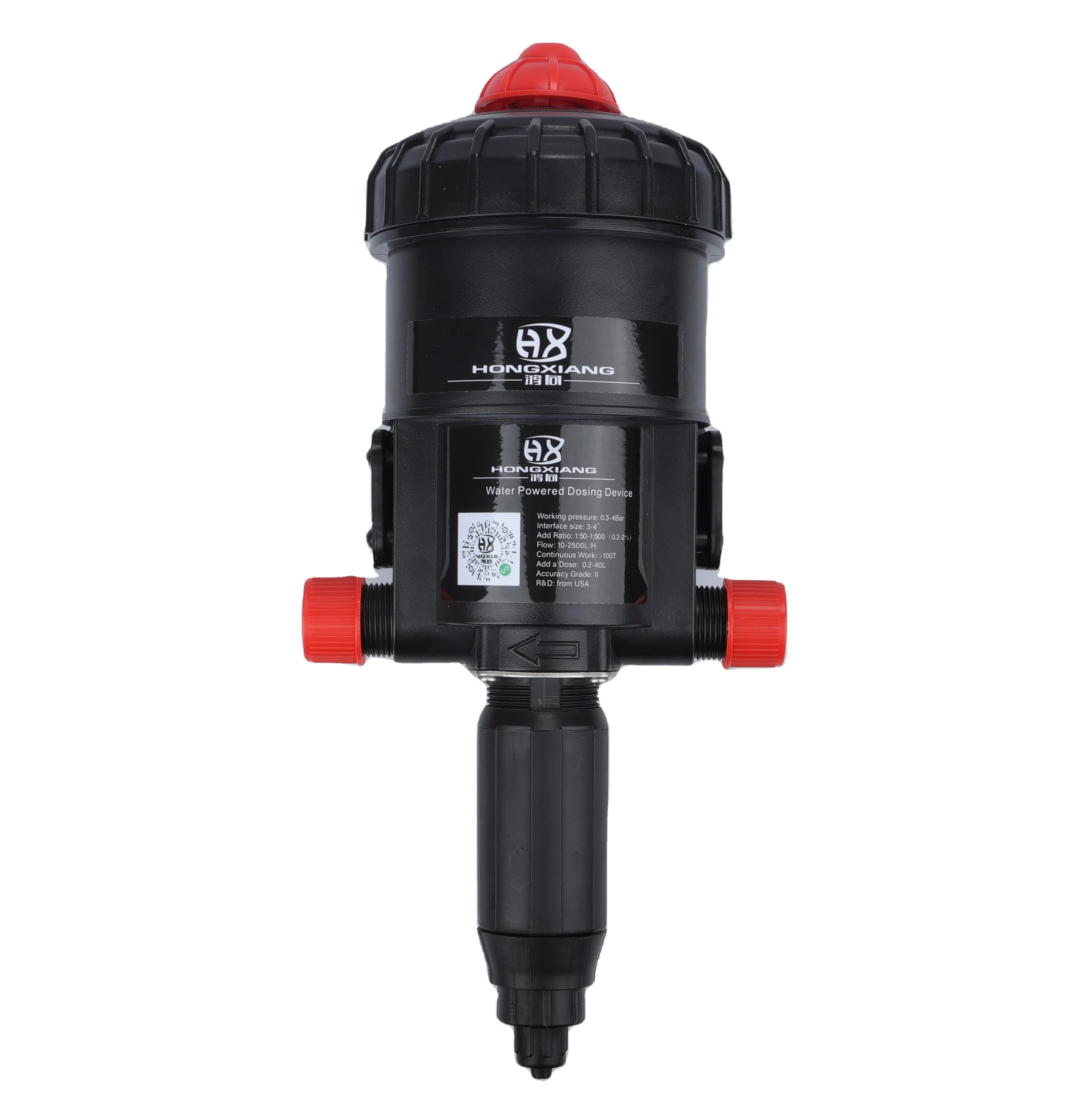 Fully automated agricultural small-scale proportional dosers Adjustable proportional hydro-nutrient chemical dosers