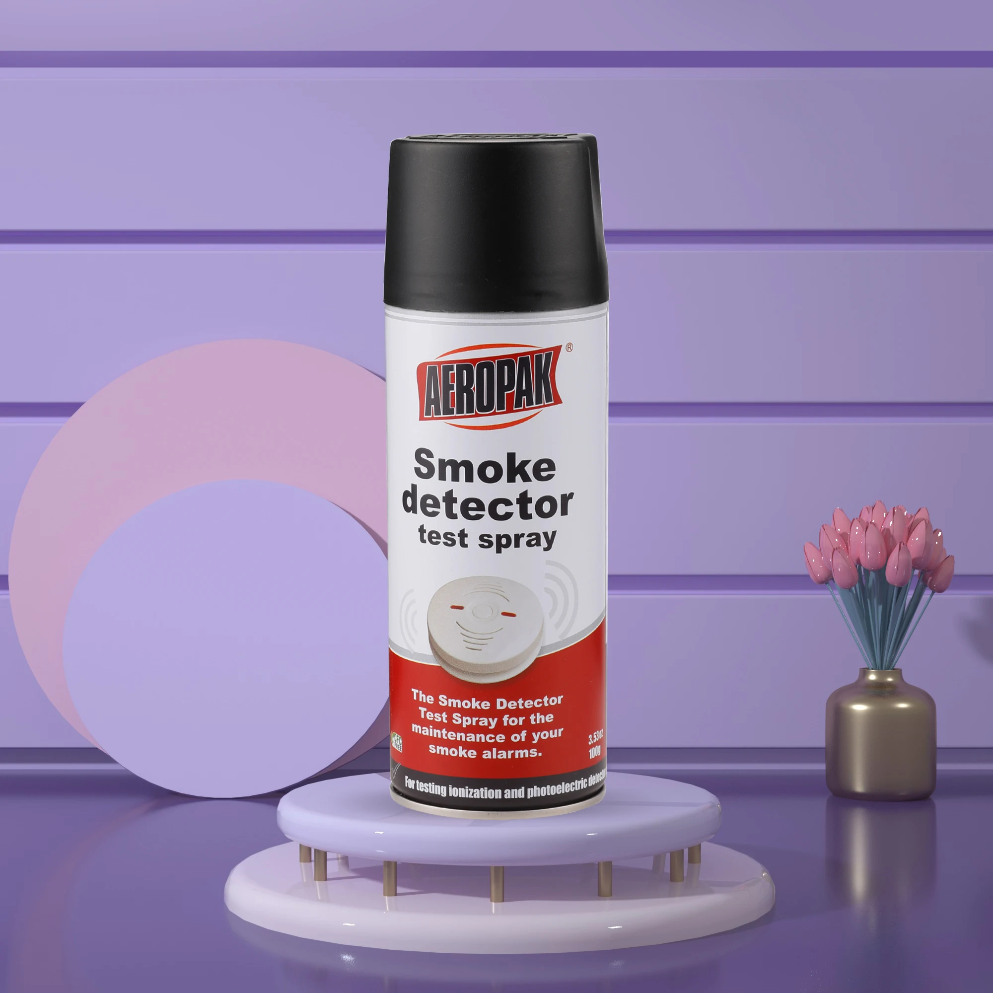 Aeropak 200ml Aerosol Fire Alarm Smoke Detector Test Spray