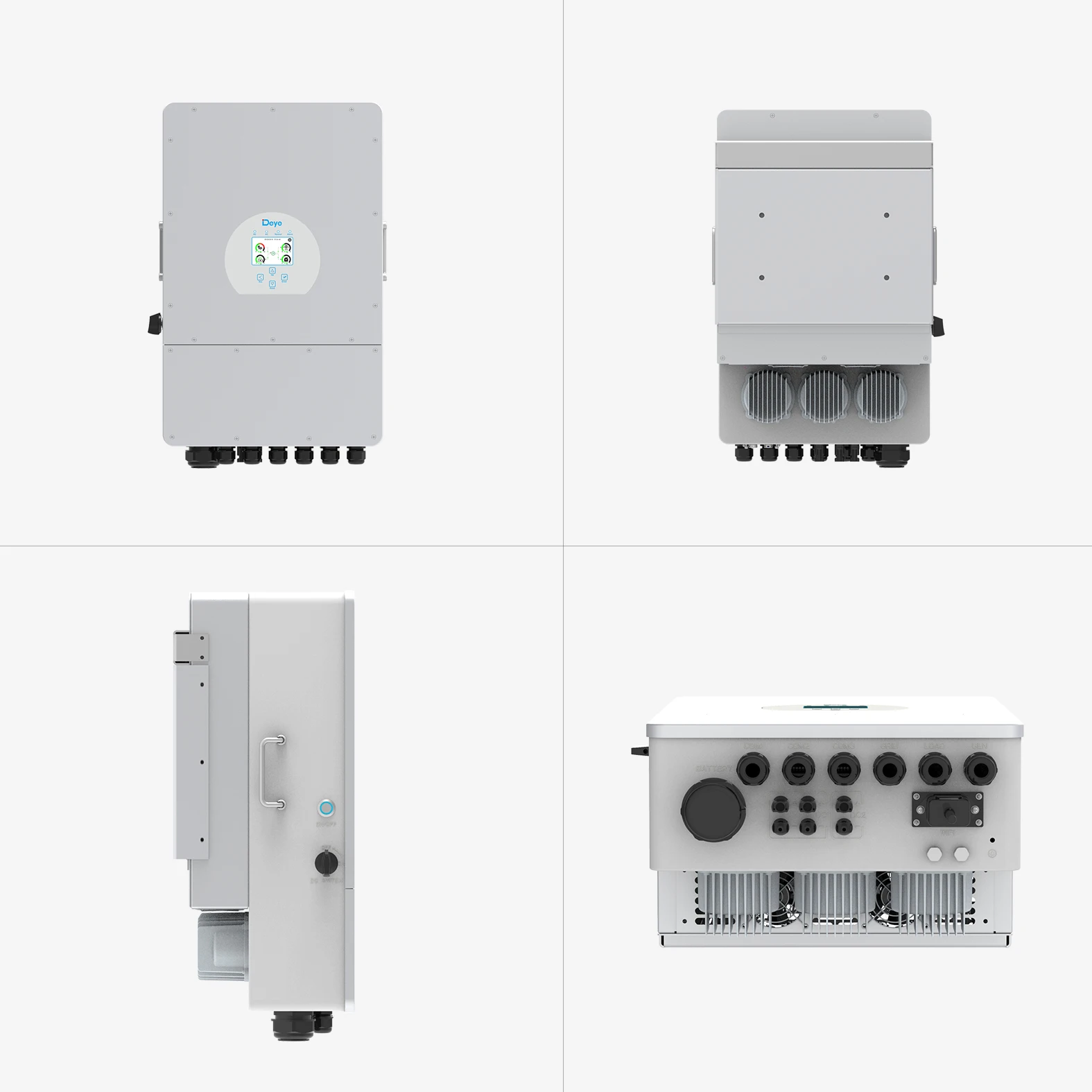EU Ukraine Stock Top 1 Deye SUN-3.6/5/6/7/8K-SG03LP1 Single three Phase Hybrid Inverter In Germany Stock