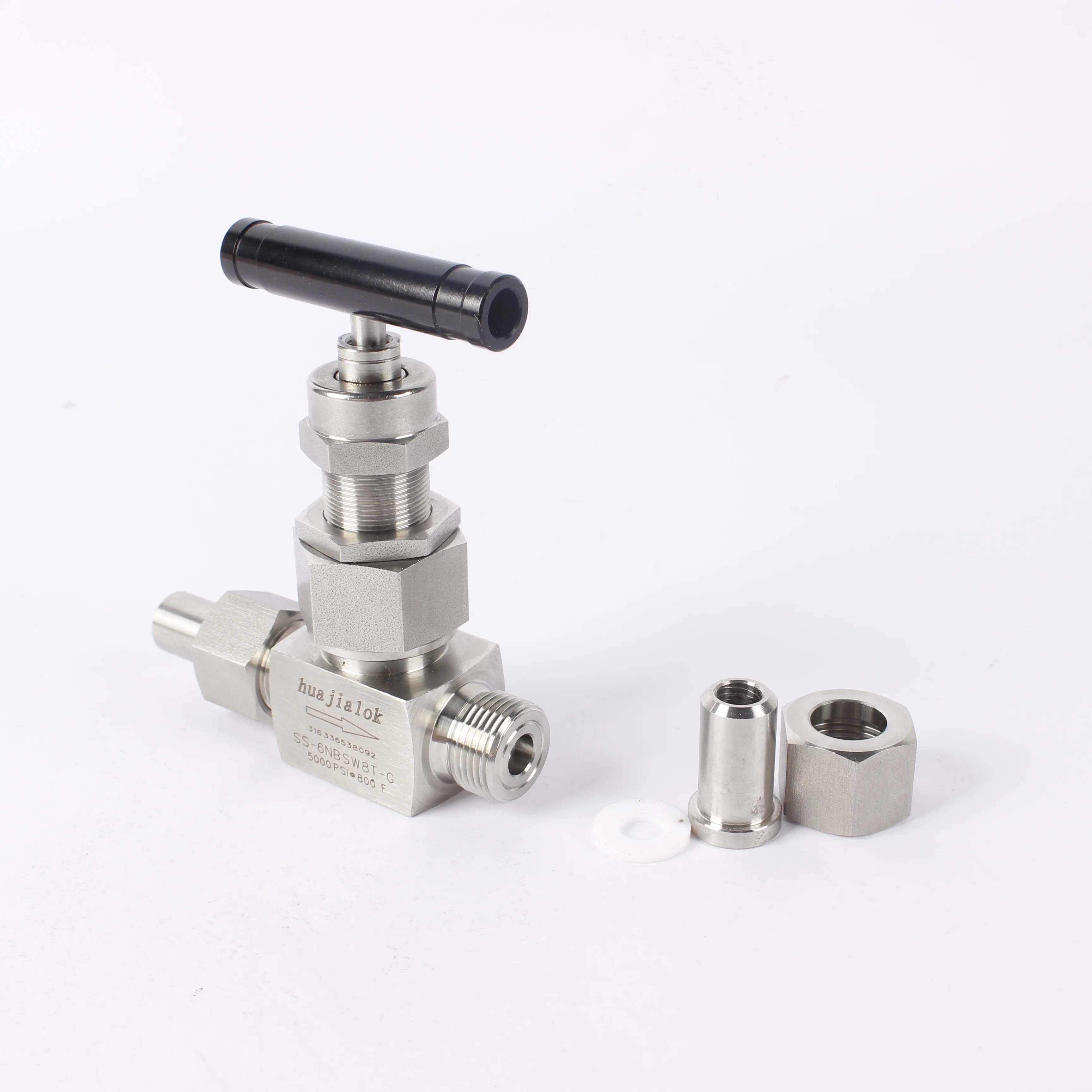 Straight Through Welded Needle Valve Welded Instrumentation Needle Valve Butt Welding Instrumentation Valve Fittings