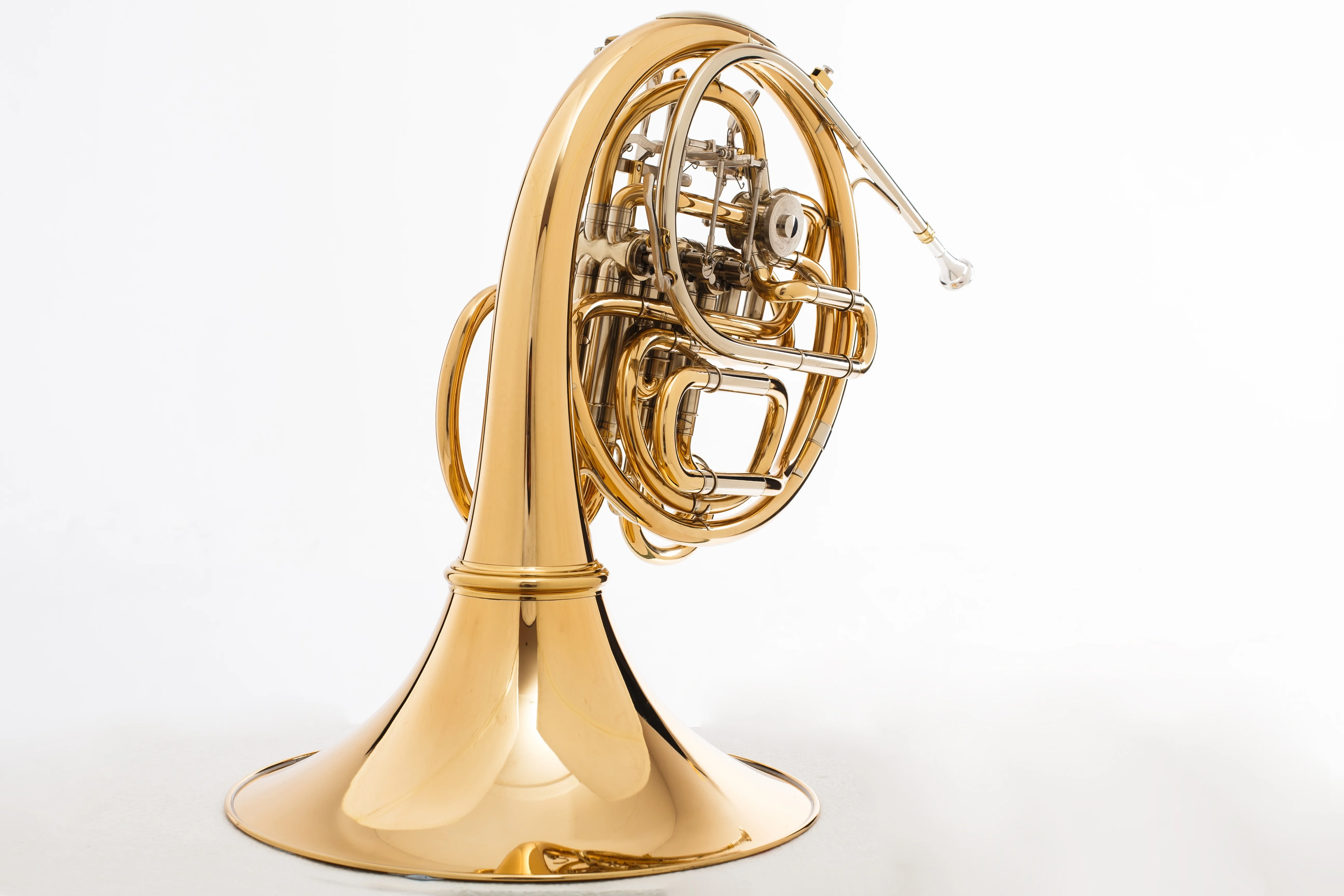 Gold brass body 4key double professional French horn OEM