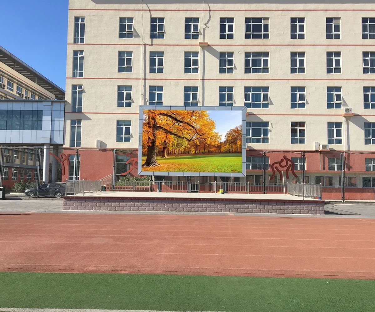 LED Football Stadium Display Panel Rear Maintenance P8 LED Outdoor Video Panel