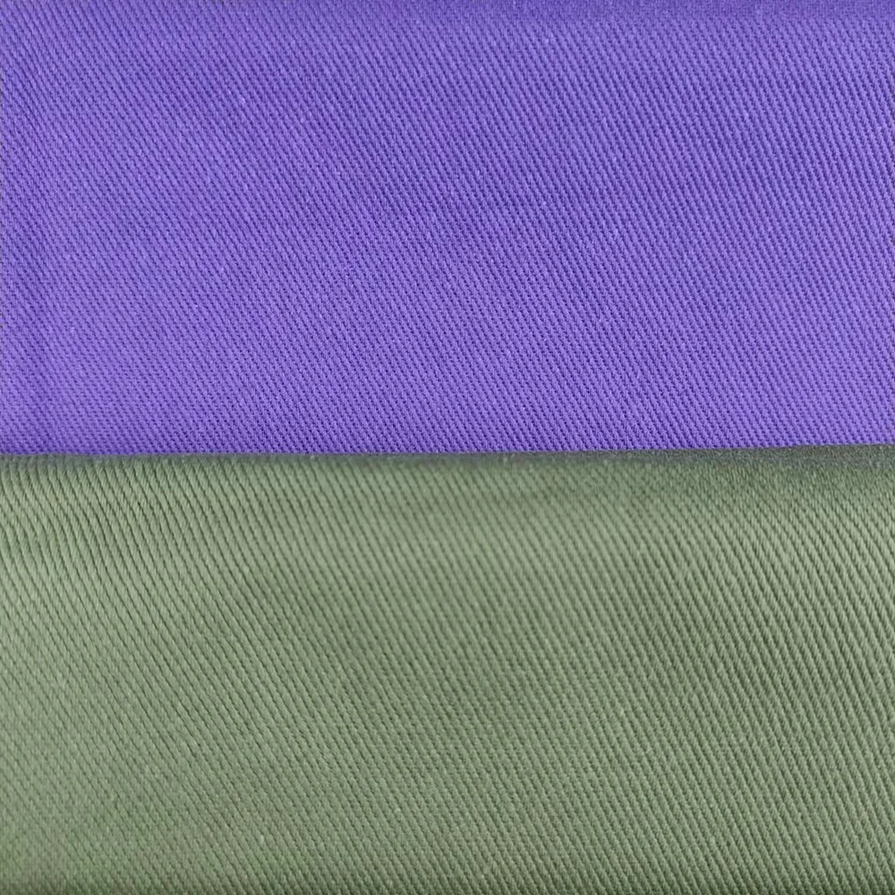 Best Selling Heavy Weight 330gsm 7*7 Cotton Twill Stone Washed Fabric Woven Cotton Fabric 100% Cotton Twill fabric