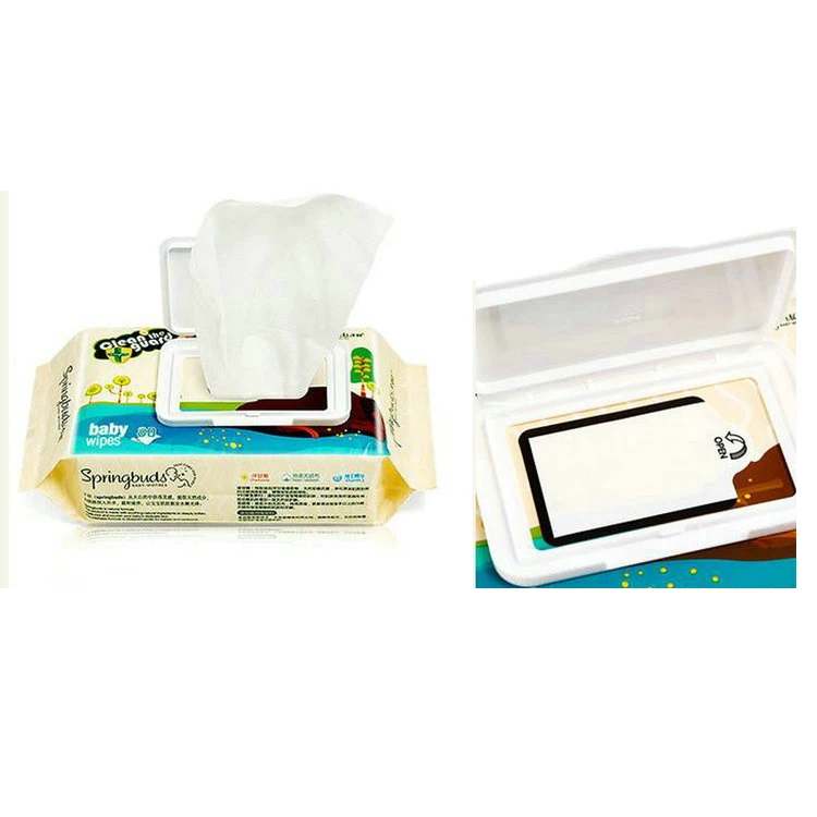 Hot selling convenient soft thick alcohol free Non-woven Spunlace baby hand face cleaning wet tissues