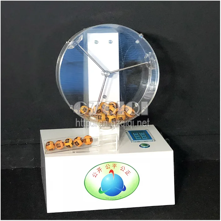 
High quality mechanical mixing draw ball lottery machine 