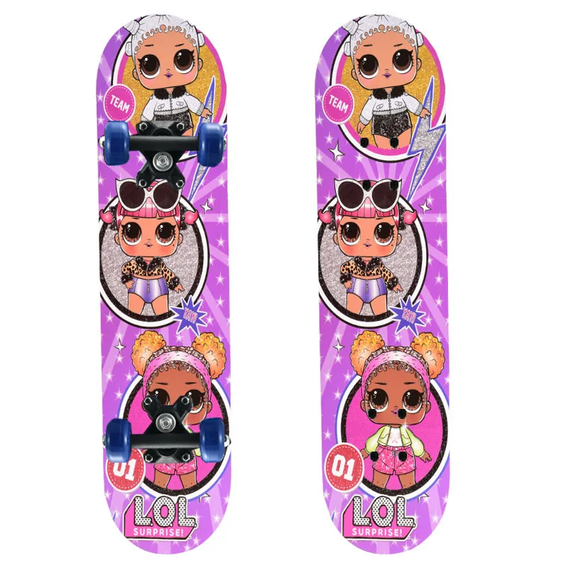 Kids Beginner Skateboard Learn Skateboarding in Style Mini Wooden Cruiser Board with Cool Graphics Lightweight Safe Durable