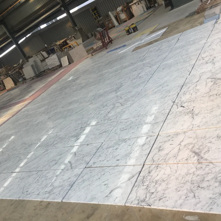 Wholesale Marmo Tile 1200x1200 Bianco Carrara Venato White Floor Design Marble