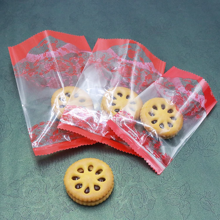 SZhoyo Factory Wholesales Custom Smell Proof Back Side Sealing BOPP Package  Pastry Cracker Plastic Pouches