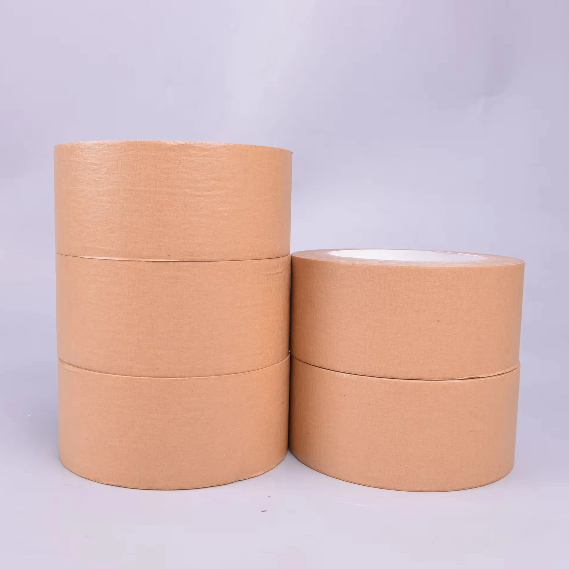 General Purpose Brown High Stick Strong Adhesive Kraft Paper Tape Packaging Sealing Box