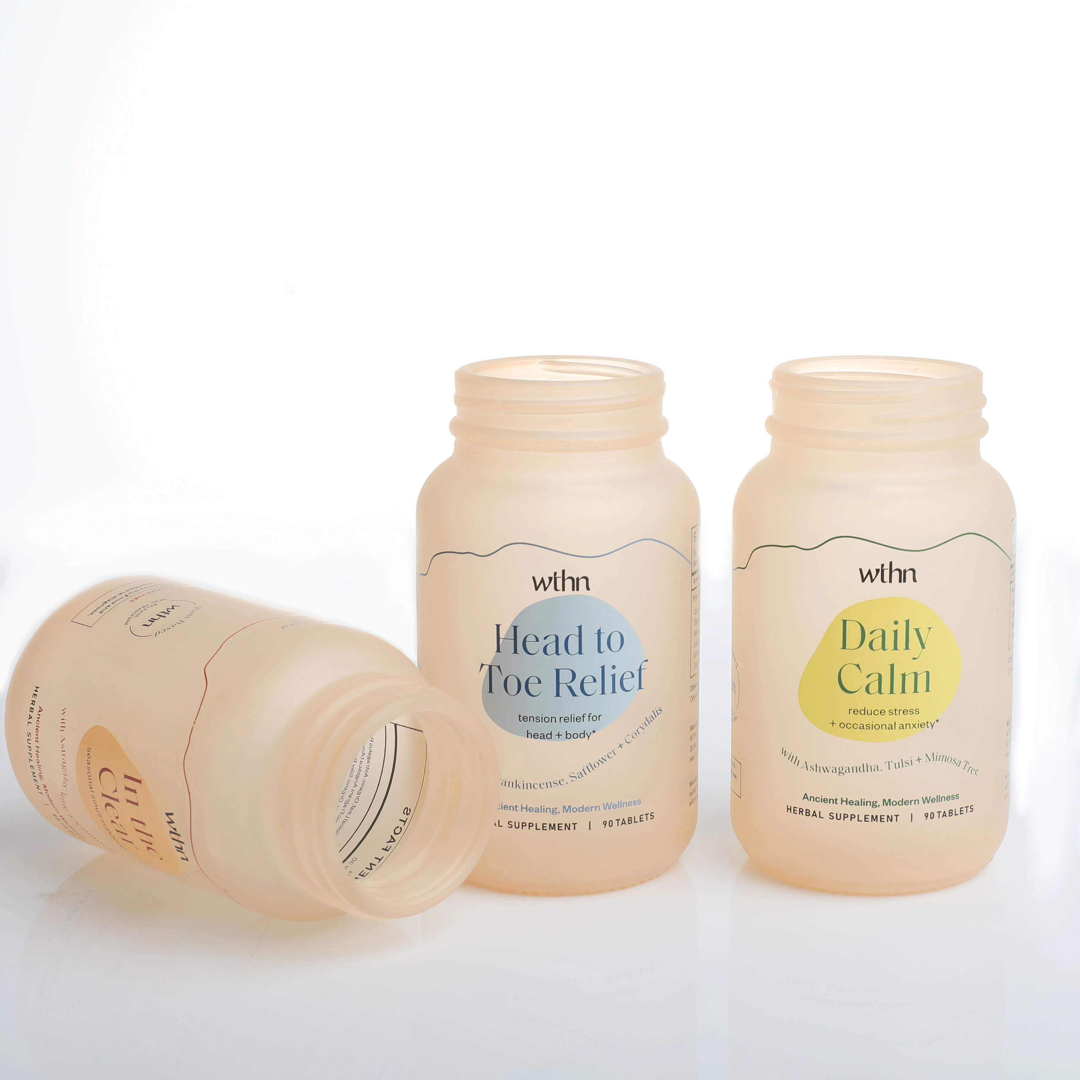 150m hot selling eco friendly frosted glass empty bottle with bamboo lid cosmetic packaging for supplement essential oil