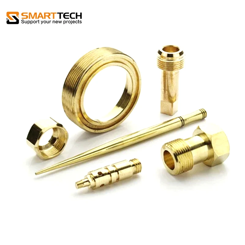 Custom Dongguan CNC manufacturing brass extension shaft hexagonal coupling coupling motor connector brass part