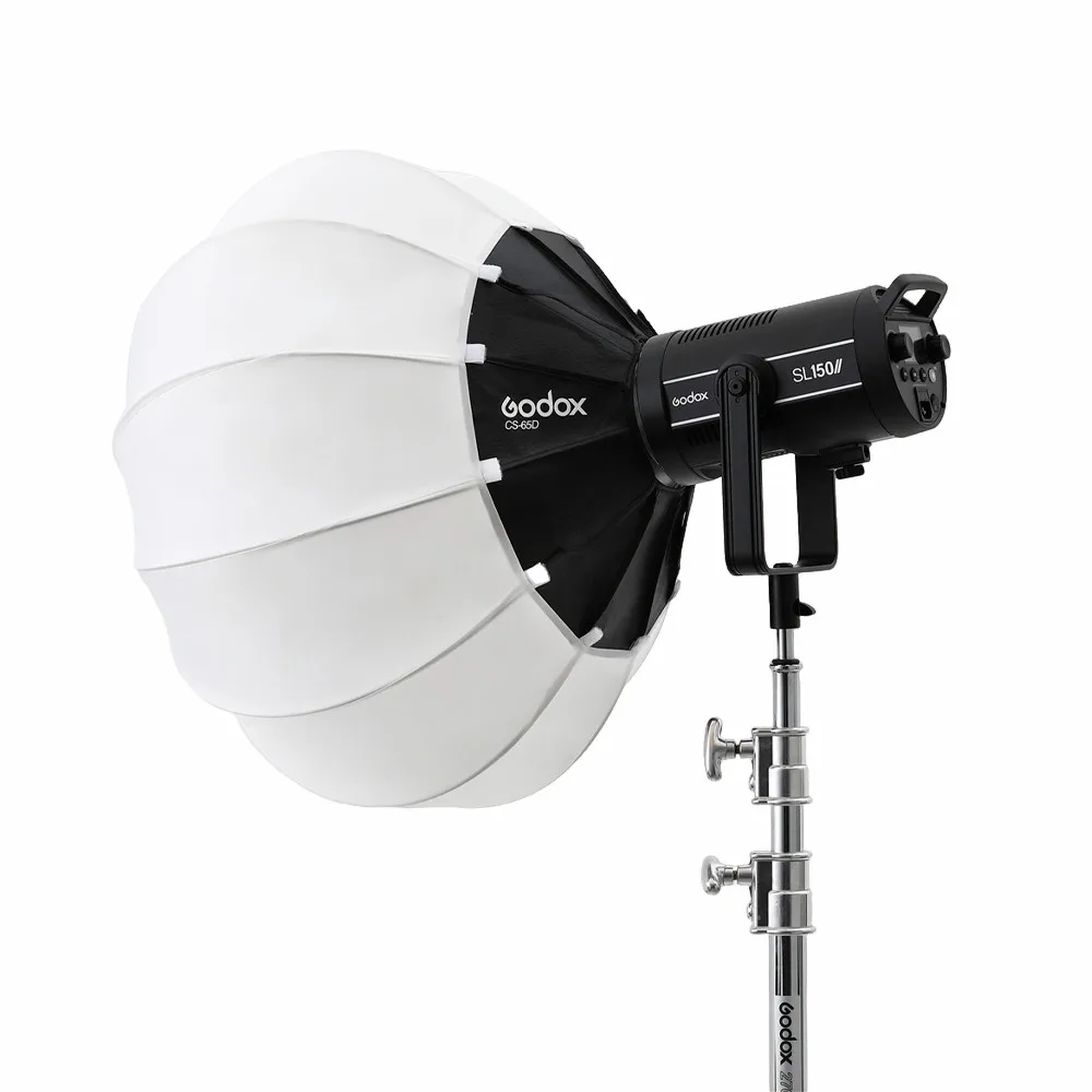 Go-ox Cs-50d 50cm Round Shape Softbox Light Lantern Quick-install Portable  For Bowens Mount Studio Flash
