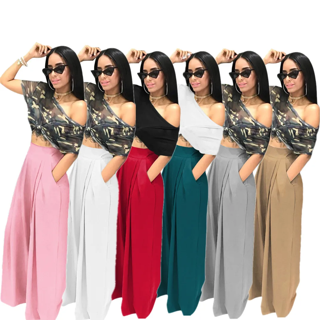 Wide leg pants women outdoor pants plus size womens pants trousers