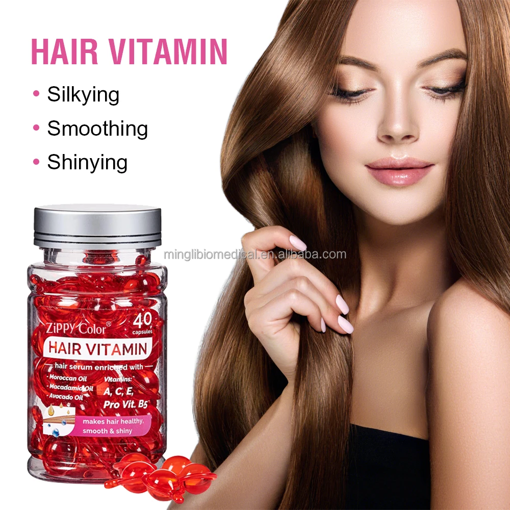Professional Hair Capsules Vitamin Herbal Extract Hair Vitamin Capsules Factory Price Hot Sale Organic Hair Oil