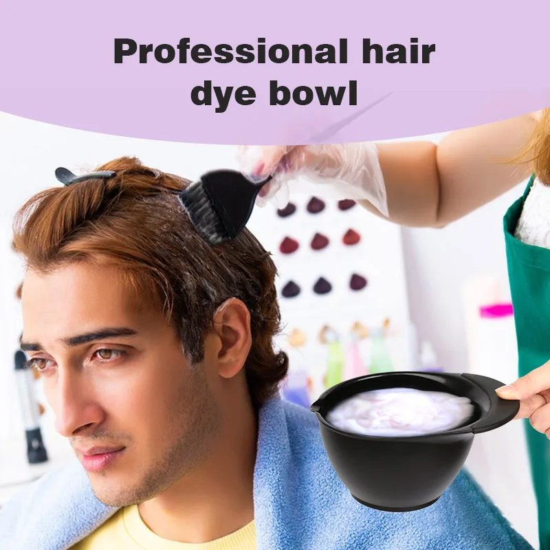 Chemical Proof PP Material Plastic Hair Color Mixing Bowl DEEP Plastic Mixing Bowl Set With Measuring Lines HB09