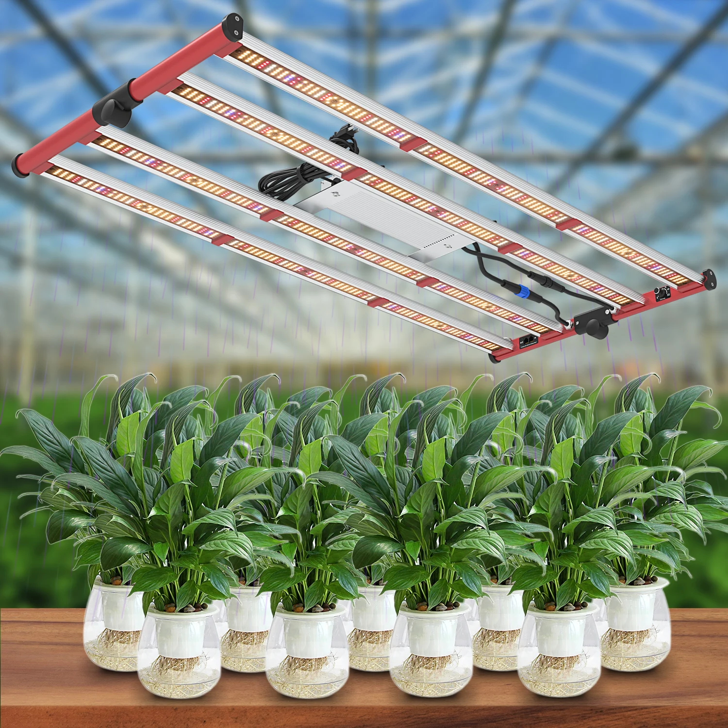 AGLEX Hot Sale Upgrade 400w Led Grow Light With lm301b Red 660nm Full Spectrum Sulight Grow Light Bars UV IR