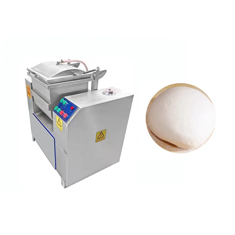 Industrial vacuum dough mixer for making bread