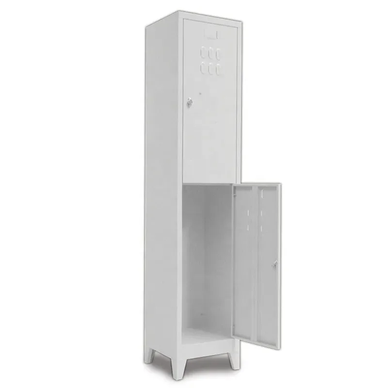 For All Usage Metal Eco Double Locker 2 Door Iron Type Dressing Cabinet Two Tier