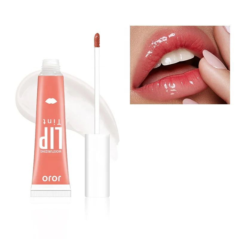 Private Label 8 Shades Cosmetics Lip Tint Waterproof Moisturizing High Shine Lipgloss