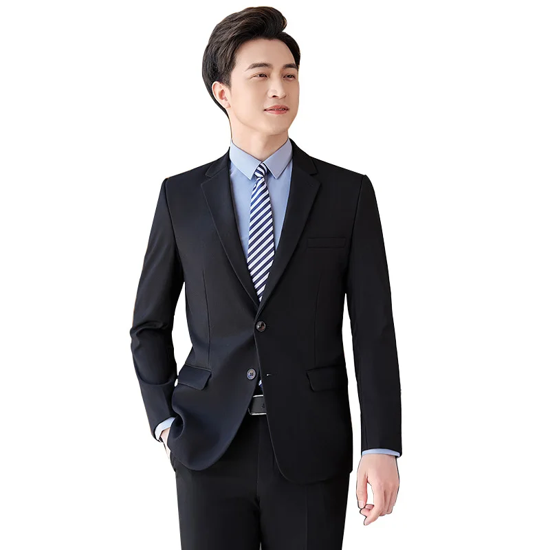High Quality Business Suit Men Coat Design Spring Slim Fit Hotel Uniform blazer jacket coat Suit