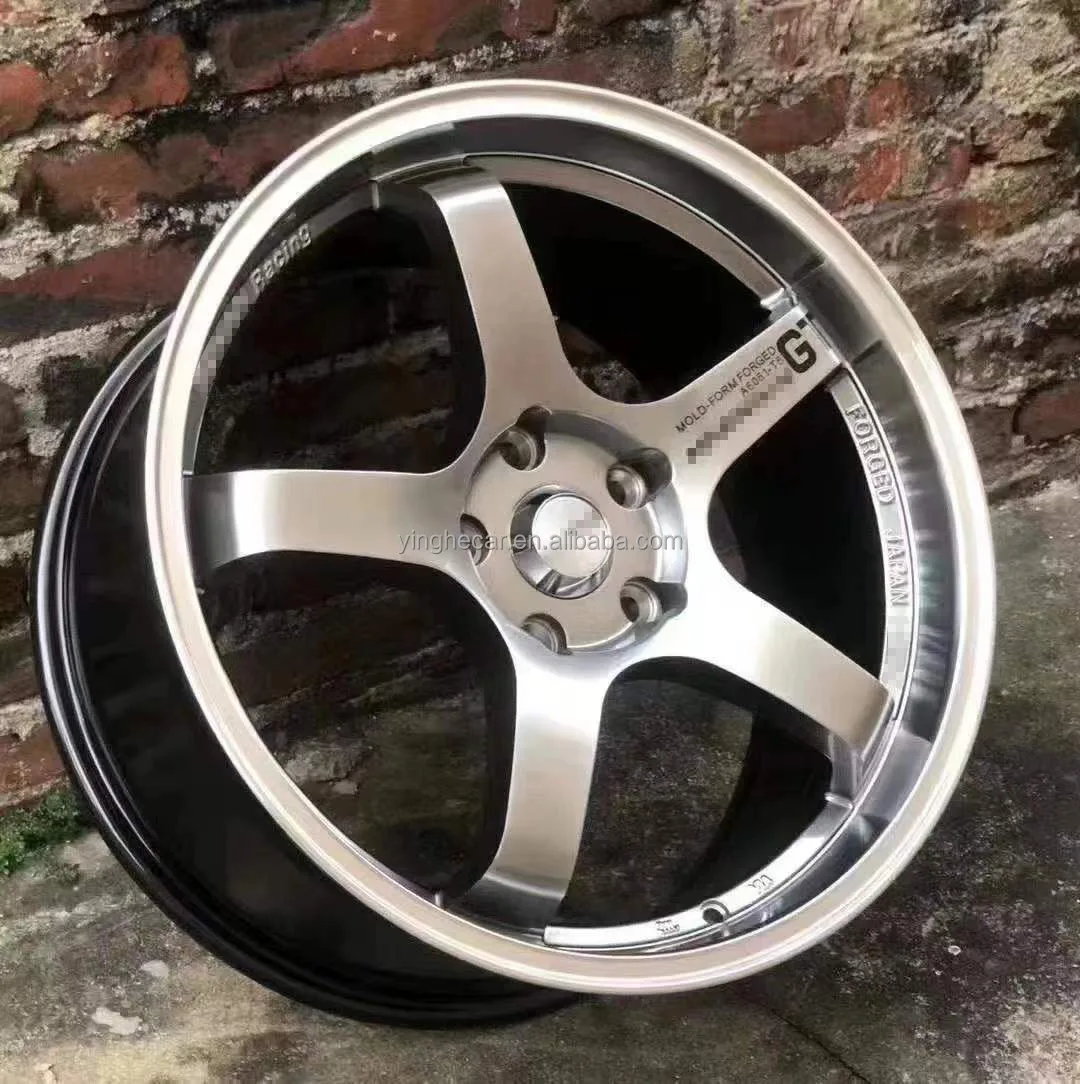 5 отверстий сплав автомобильное колесо 18 дюймов advan gt style черный серебристый бронзовый в наличии 5x114 3 5x112 высокое