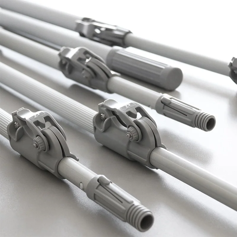 Eco friendly cleaning supplies 10 foot long adjustable aluminum extension handle pole for window cobweb cleaning