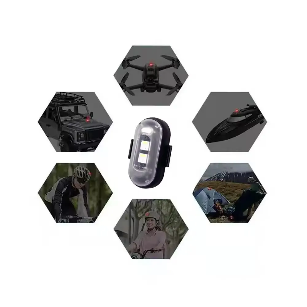 USB Rechargeable Bicycle Tail Light RGB Color Changing Bike Safety Light LED Warning Light With Remote Control