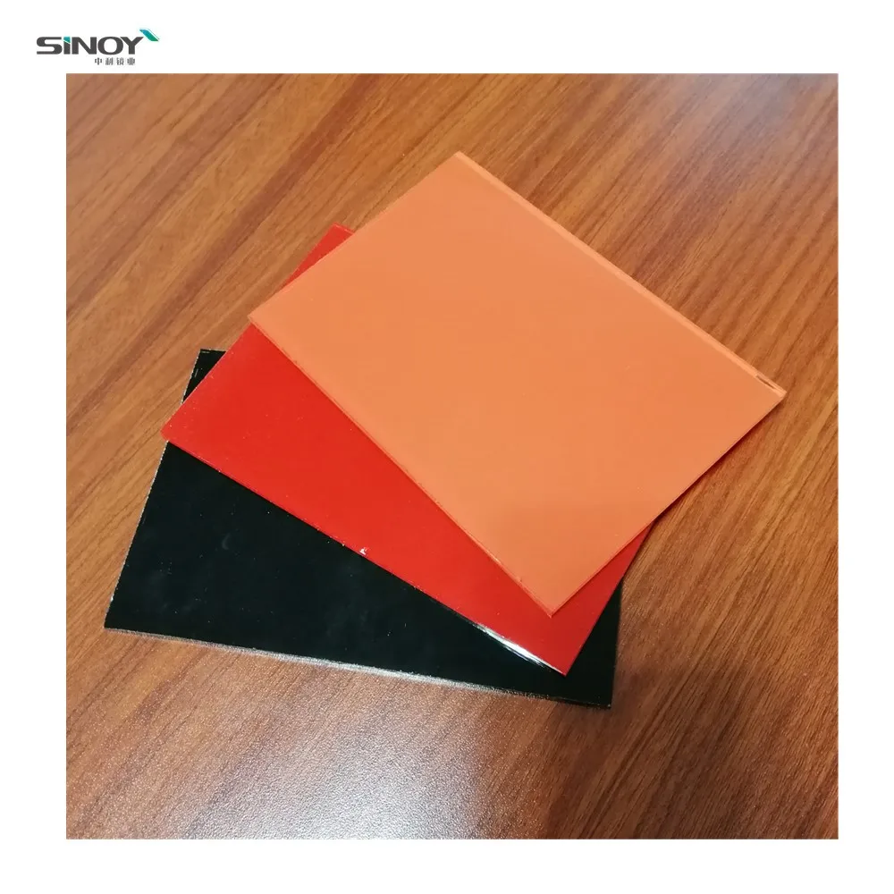 Красно-оранжевая черная краска лак стекло размер штока и подгонянный