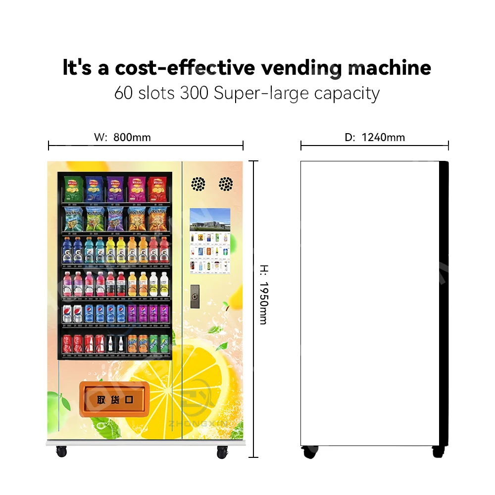 Hot Sale Automatic beverage Cola Vending Machine Business commercial for coke