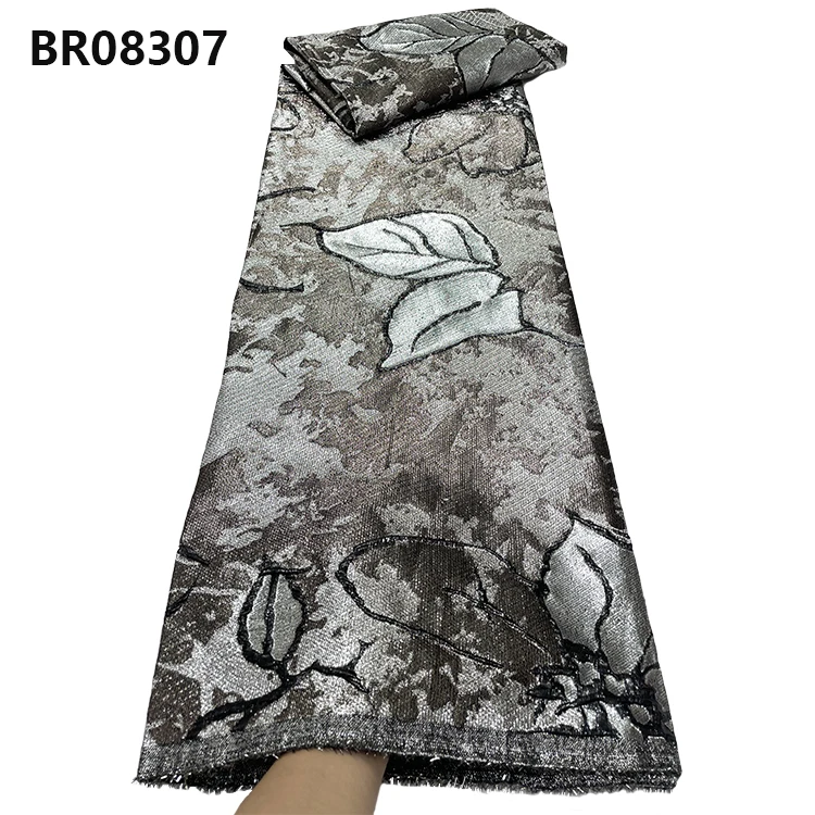 CHOCOO Wholesale Custom Brocade Jacquard Fabric African Luxury Jacquard Lace Fabric For Clothing Making