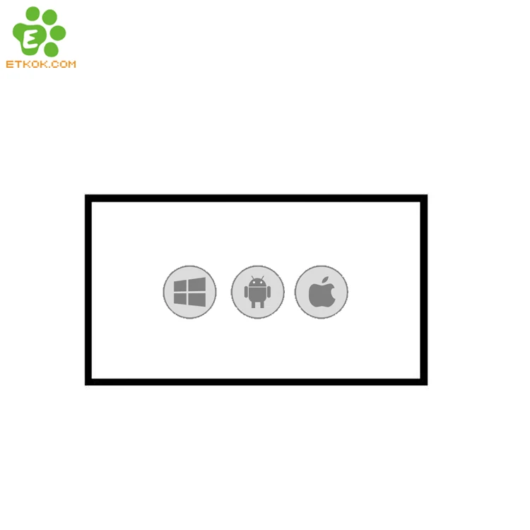 17 inch waterproof IR touch screen frame panel for gambling machine