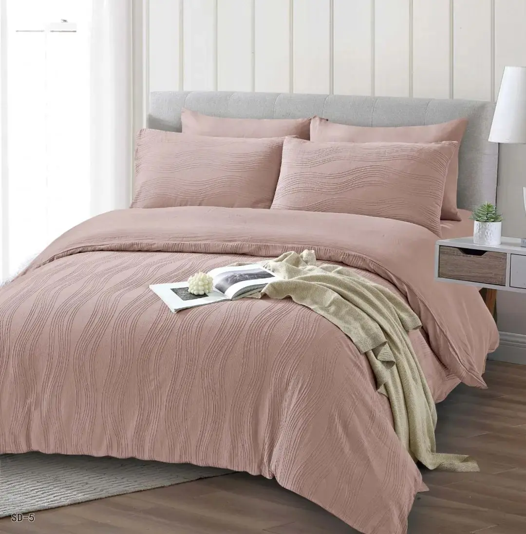 Jacquard Boho Fluffy Duvet Cover Set 3 Pieces Fuzzy  Duvet Comforter Cover Set