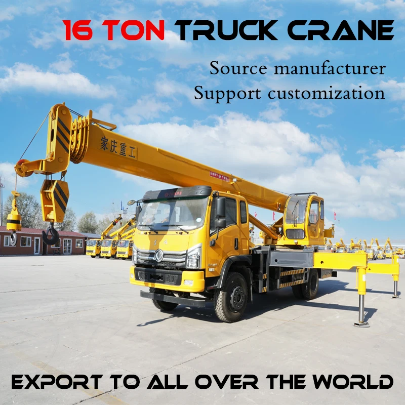 OEM Factory for Sale Lifting and Hauling Telescopic Boom KAMA HOWO Chassis 5,8,10,16 Tons Car Crane