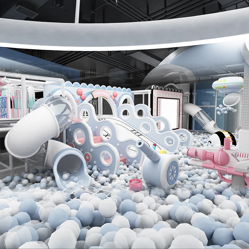 Commercial Children Small Indoor Playground Coconut Tree Equipment Rides Set Guangzhou