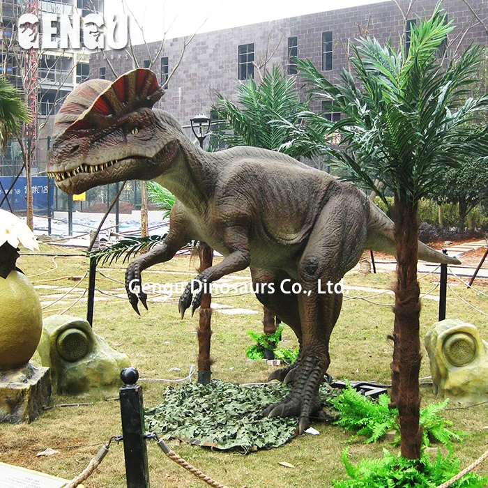 Дилофозавр забавный парк развлечений имена динозавров