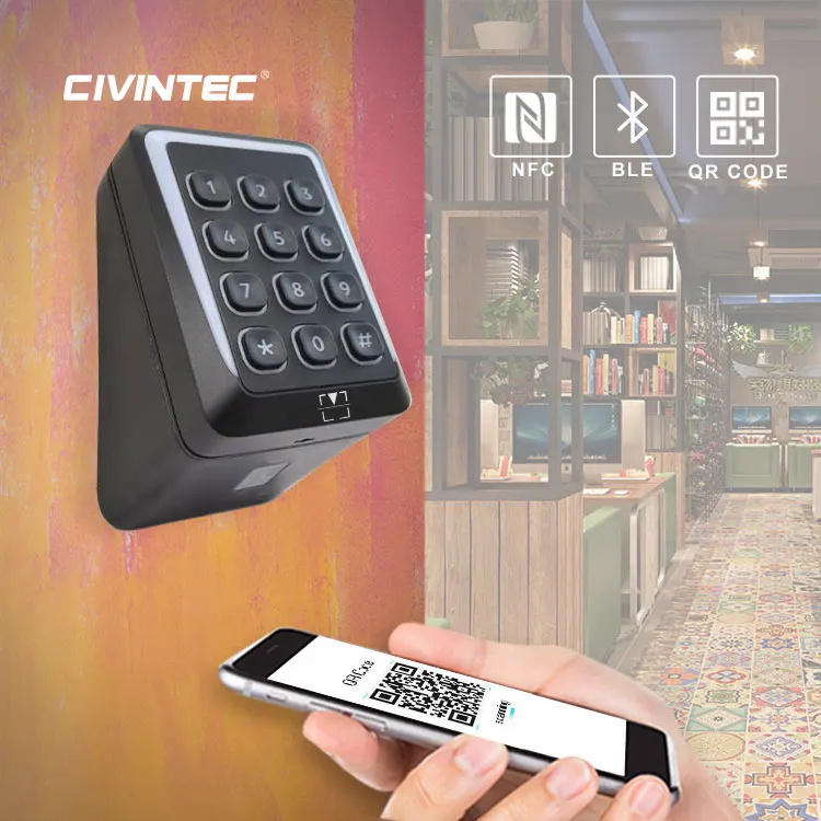 RS485 приближения считыватели карт Ic Nfc умный Qr код для Барьер ворот 2c Slave доступа считыватель отпечатков пальцев