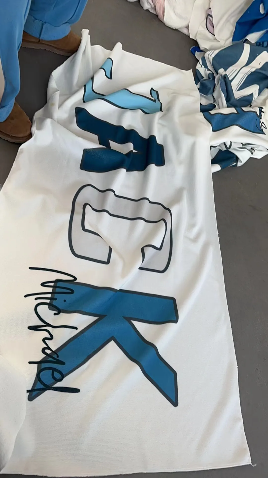 new design hot sale custom printed microfiber Personalized colorful name Beach Towel