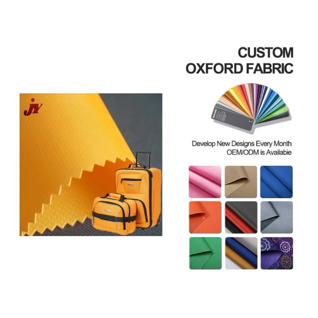 China Excellent Factory Oxford 600 Denier Pvc Coated Polyester Fabric For Bags