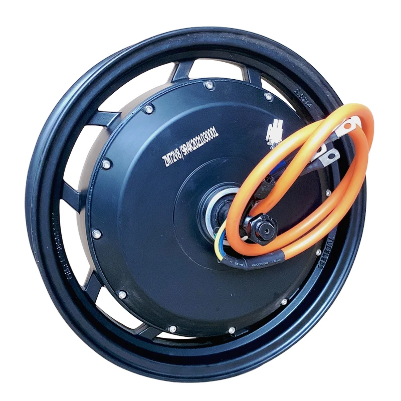 High Speed Brushless DC Electric Scooter Motorcycle Hub Motor Bldc Generator 13 Inch 1500W-3000W Waterproof Sine IE 2 30mm 35mm
