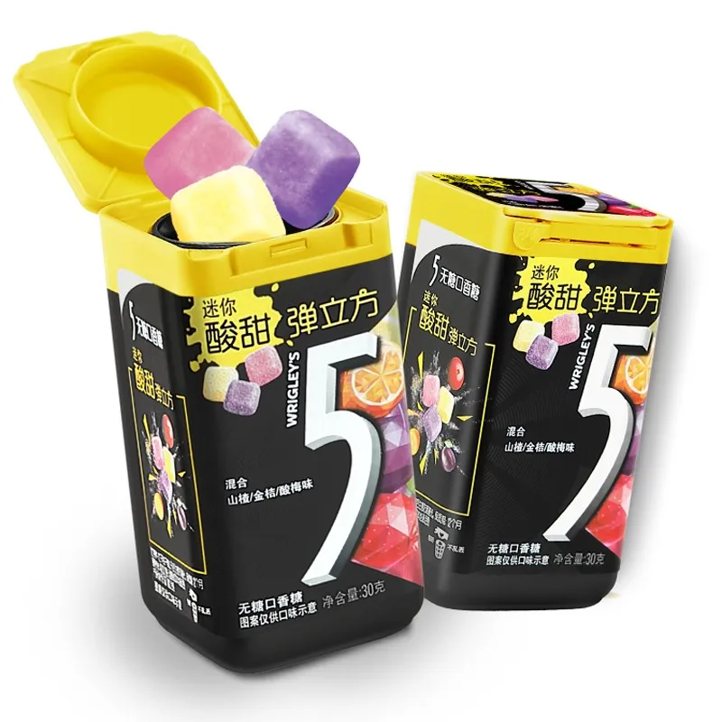 China Hot Selling Chewing Gum Mixed Flavor 40g Sugar Free Chewing Gum