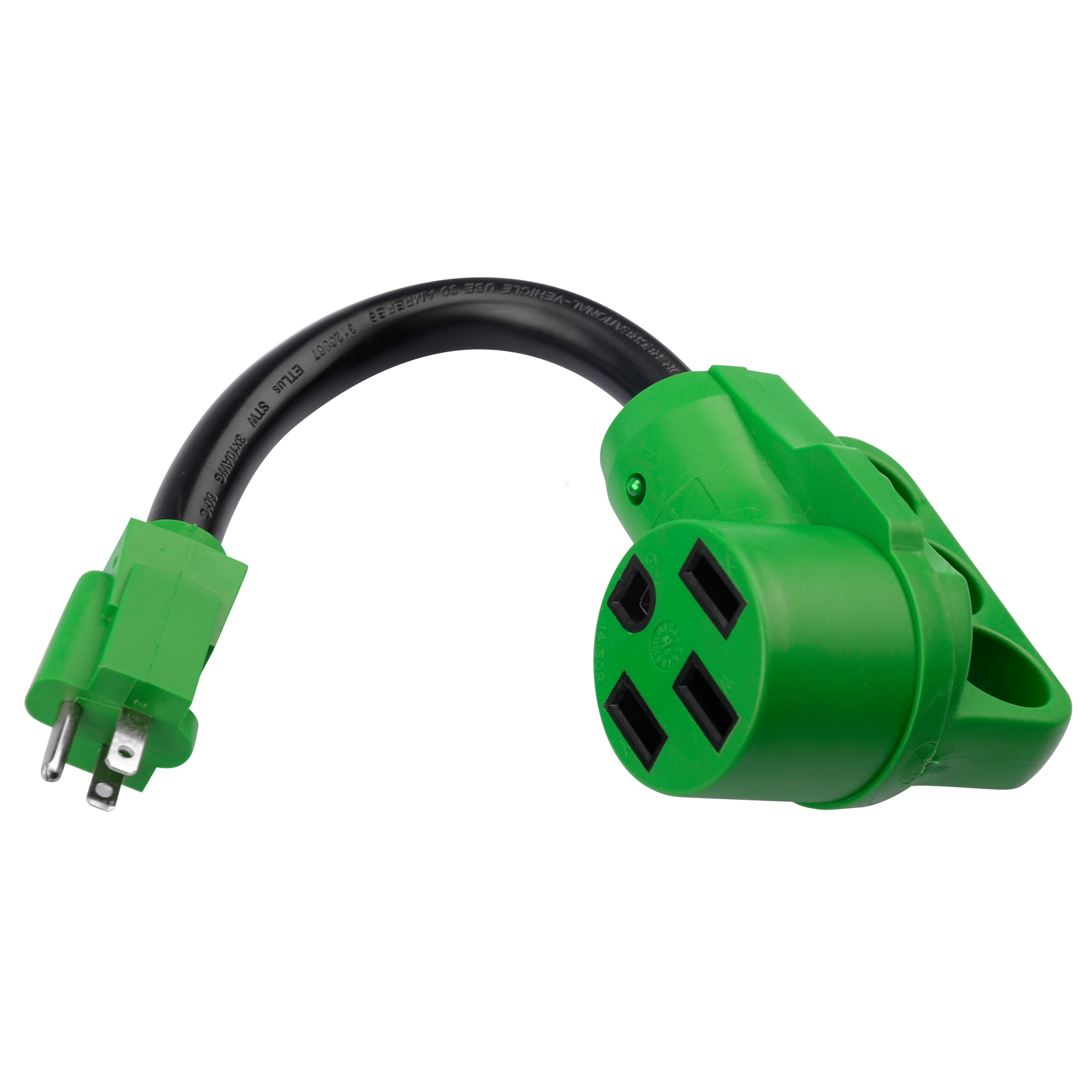 SS2 50 Amp Generator Cord 25 Feet NEMA 14-50p to SS2-50R Generator Emergency Power Cord, STW 6/3 + 8/1 AWG, 125/250V