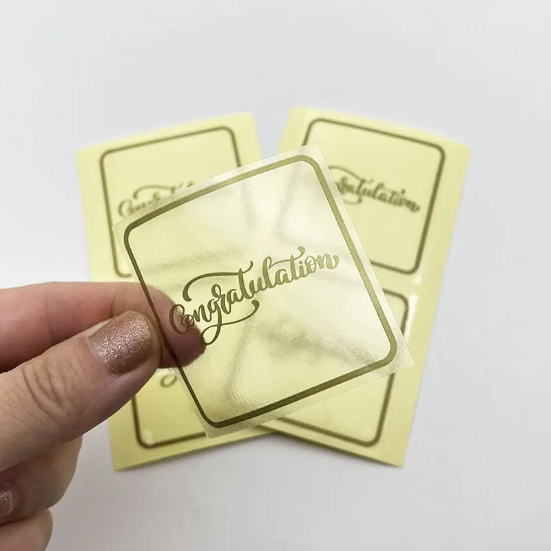 Wholesale Circle Strong Adhesive Transparent Seal Sticker Clear Blank Round Label Custom All Kinds Size Shape Label For Box Seal