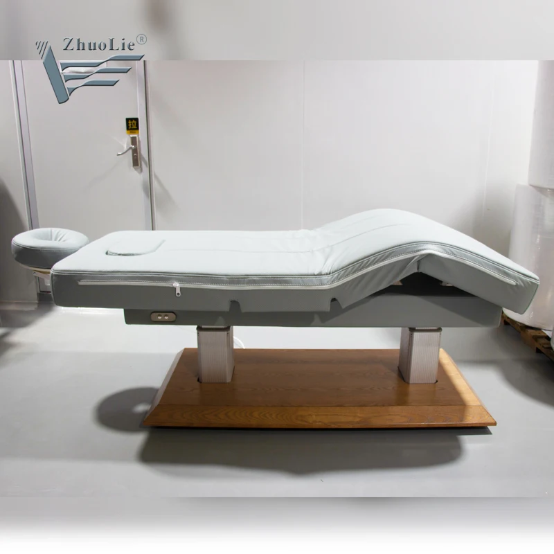 4 Motors Electric Beauty Bed Lifting Adjustable Head Spa Bed Beauty Salon Spa Massage Tables and Beds