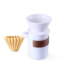 Fashion design  Heat-resistan pour over coffee set best coffee dripper hand dripper pour over drip filter