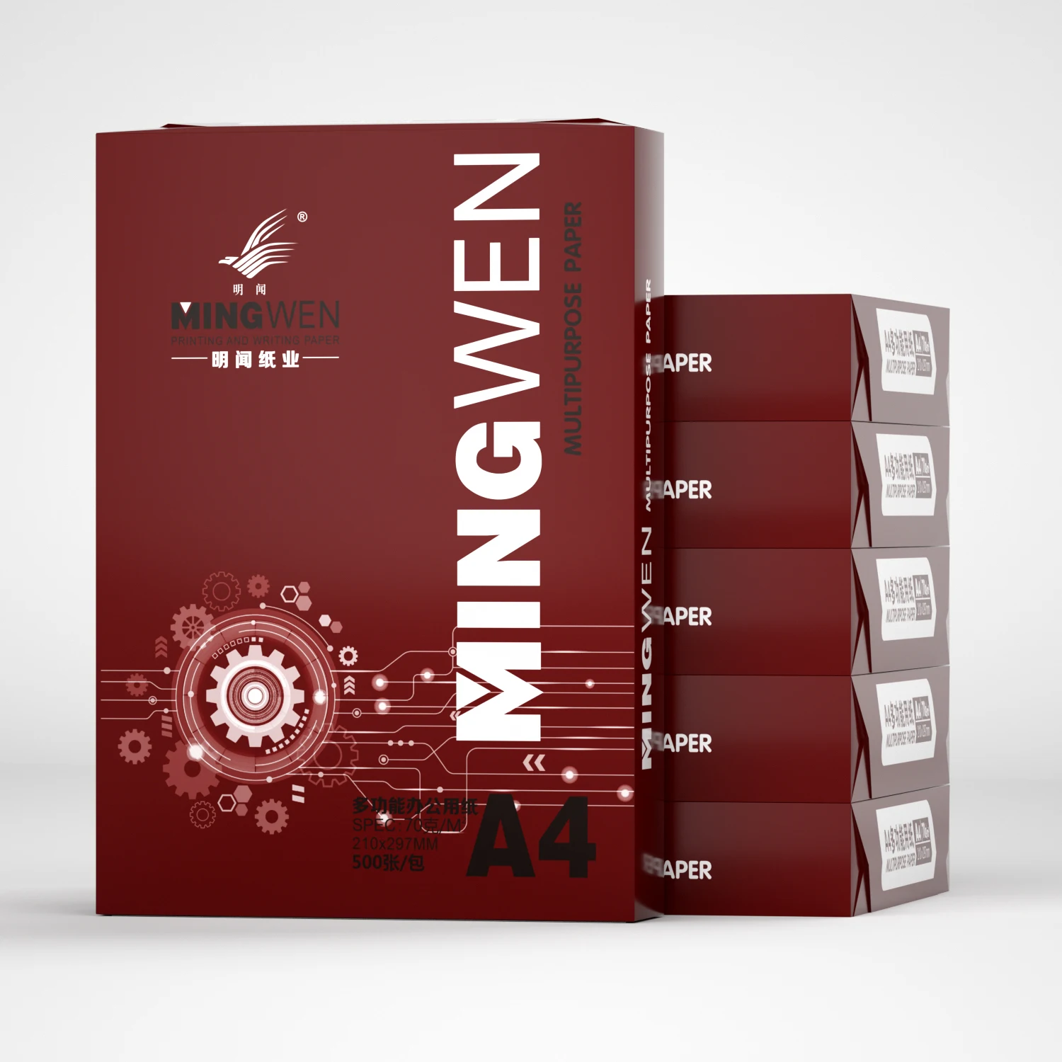 Best Quality A4 Paper 70 GSM 500 Sheets 100% Pulp for Copiper Laser Printing Paper A4