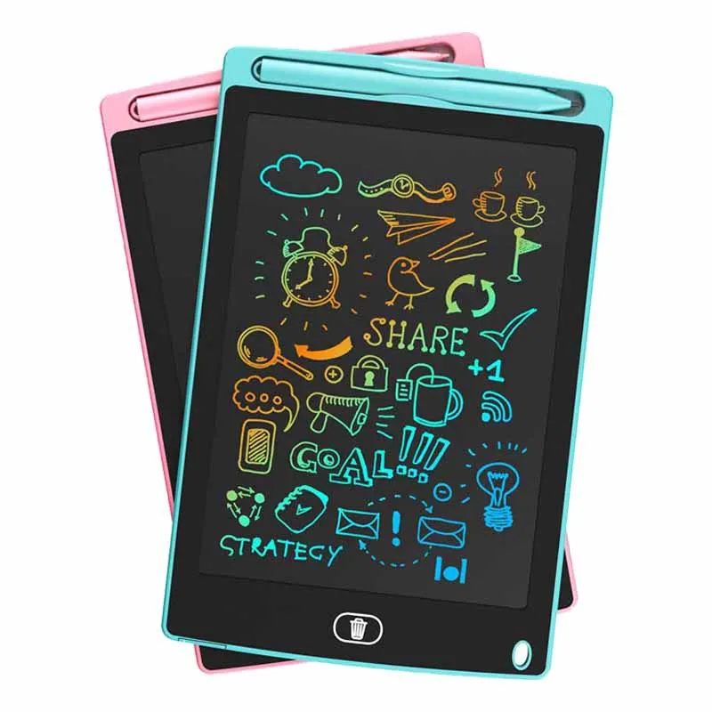 ZXX244 8.5 inch kids drawing board magic doodle board led write pad toys led board writing