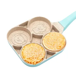 K&B Home electric kid frying pan small frying pan with animal omelet pancake pan