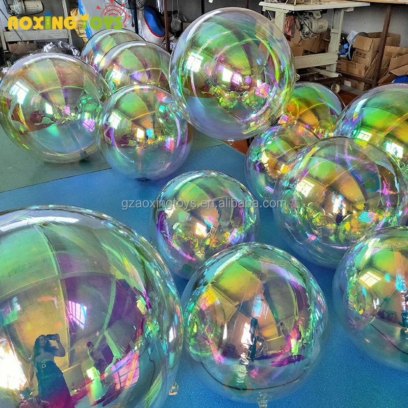 Double layer thickens inflatable Mirror Ball  for promotion  Party  Show  Display  Commercial Restaurant  Advertising Decoration
