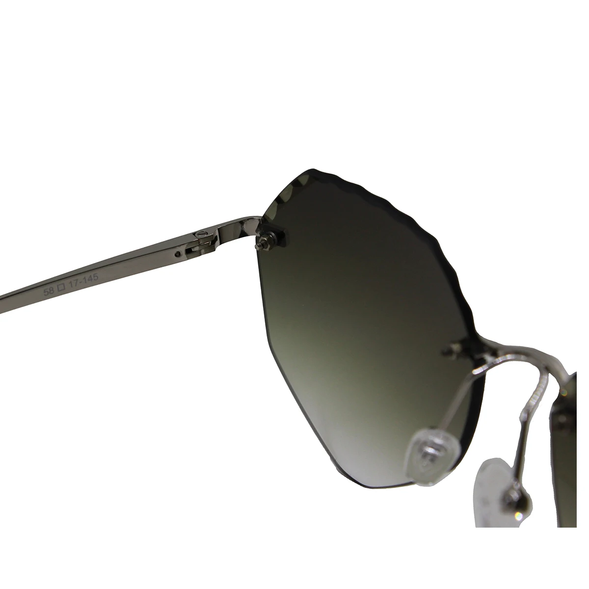 Popular women  Diamond shape Fashion Metal Sunglasses