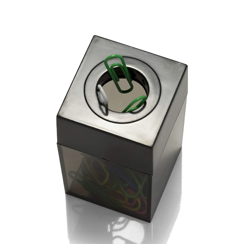 fashion design clips dispenser with marble white color super suitable for office